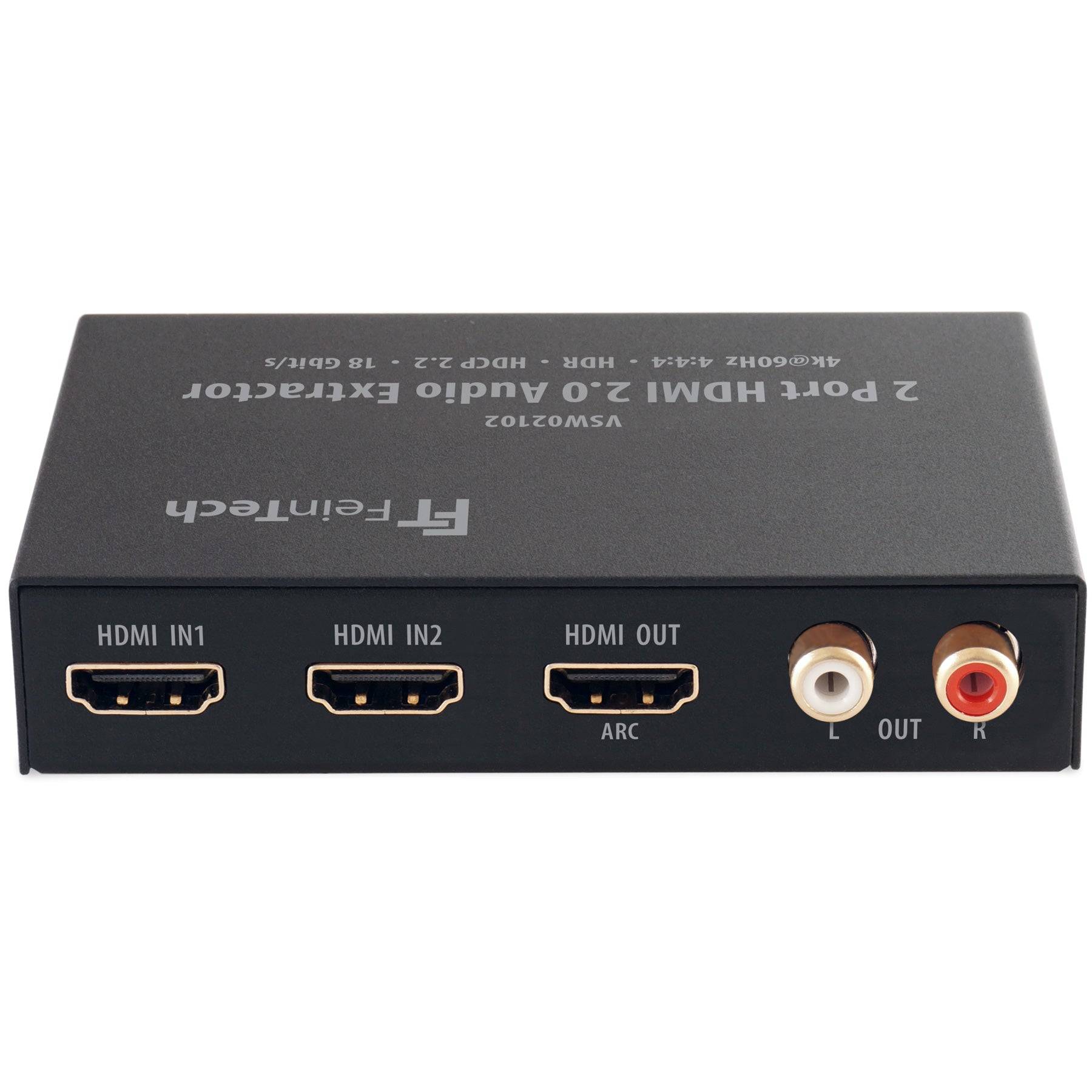 FeinTech VSW02102 HDMI 2.0 Audio Extractor 2x1 Switch-1