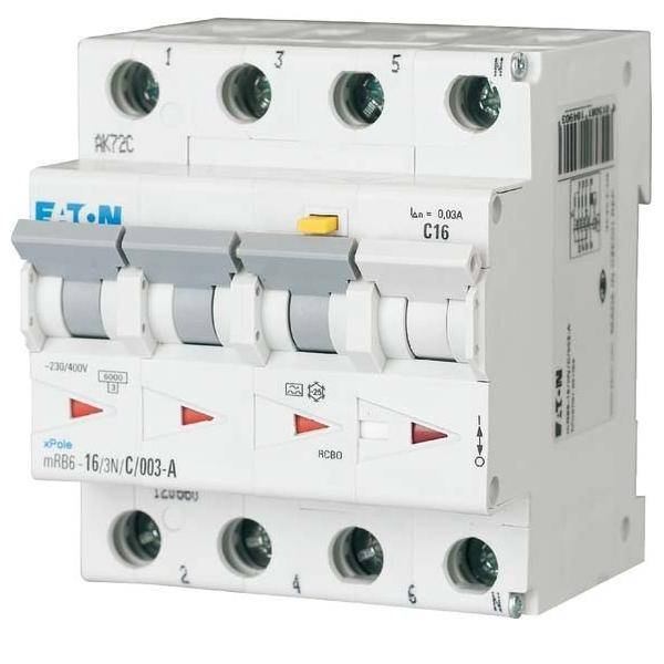 Eaton FI/LS-Schalter mRB6-16/3N/C/003-A-0