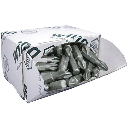 Wiha 7929-002PH2x25(VE50) 08048 Kreuzschlitz-Bit PH 2 Chrom-Vanadium Stahl gehärtet C 6.3 50 St.