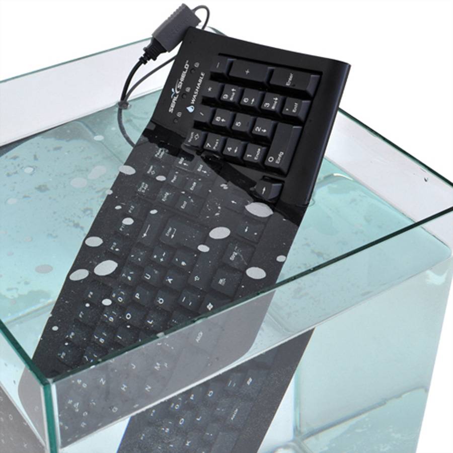 SEAL SHIELD Silver Seal Tastatur USB black SSKSV208DE-1