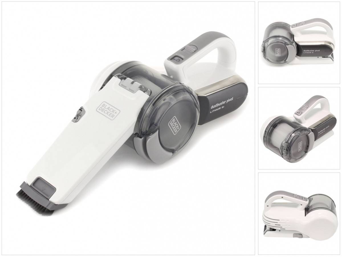 Black & Decker PV 1820 L Dustbuster Pivot 18 V Akku Handstaubsauger-0
