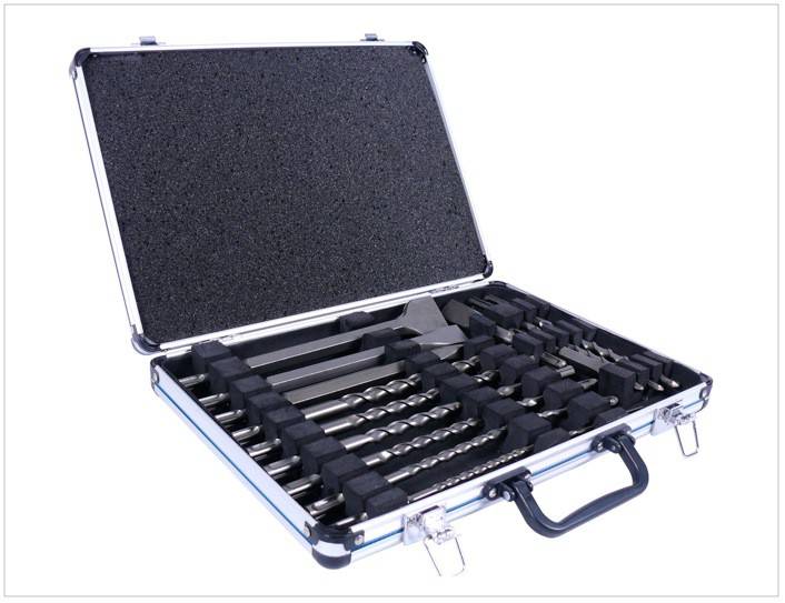Makita D-42444 SDS-Plus Bohrer-Meißel-Set 17 tlg. im Alu Koffer-1