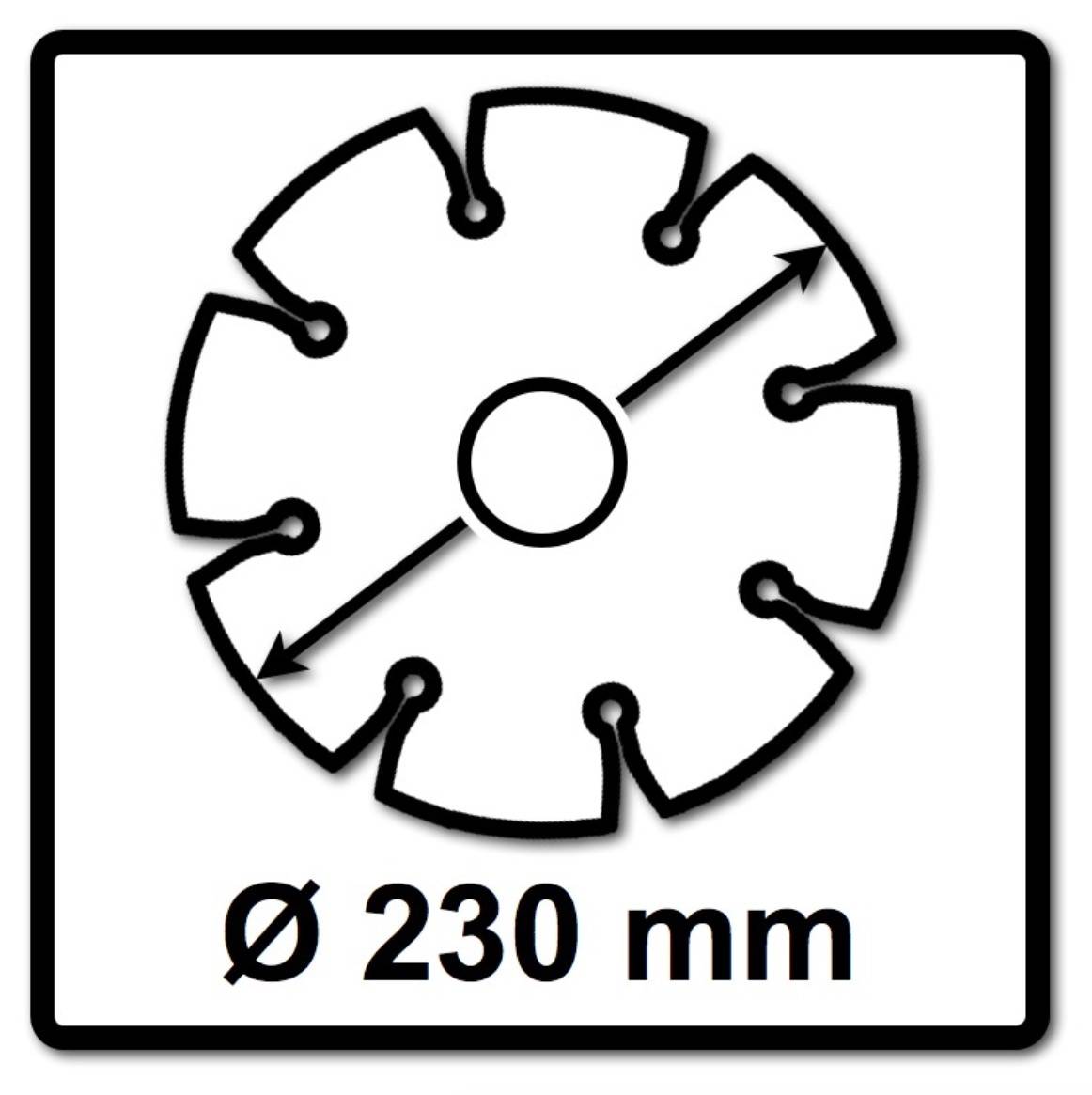 Makita D-61145 D-61145 Diamanttrennscheibe 230 mm 1 St. Stein, Beton-2