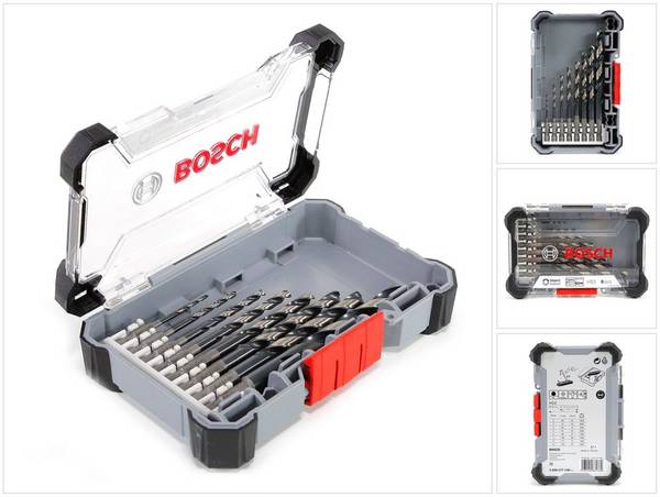 Bosch Impact Controll HSS Spiral Bohrer Set 8 Teilig 2 - 10 mm Metallbohrer ( 2608577146 )