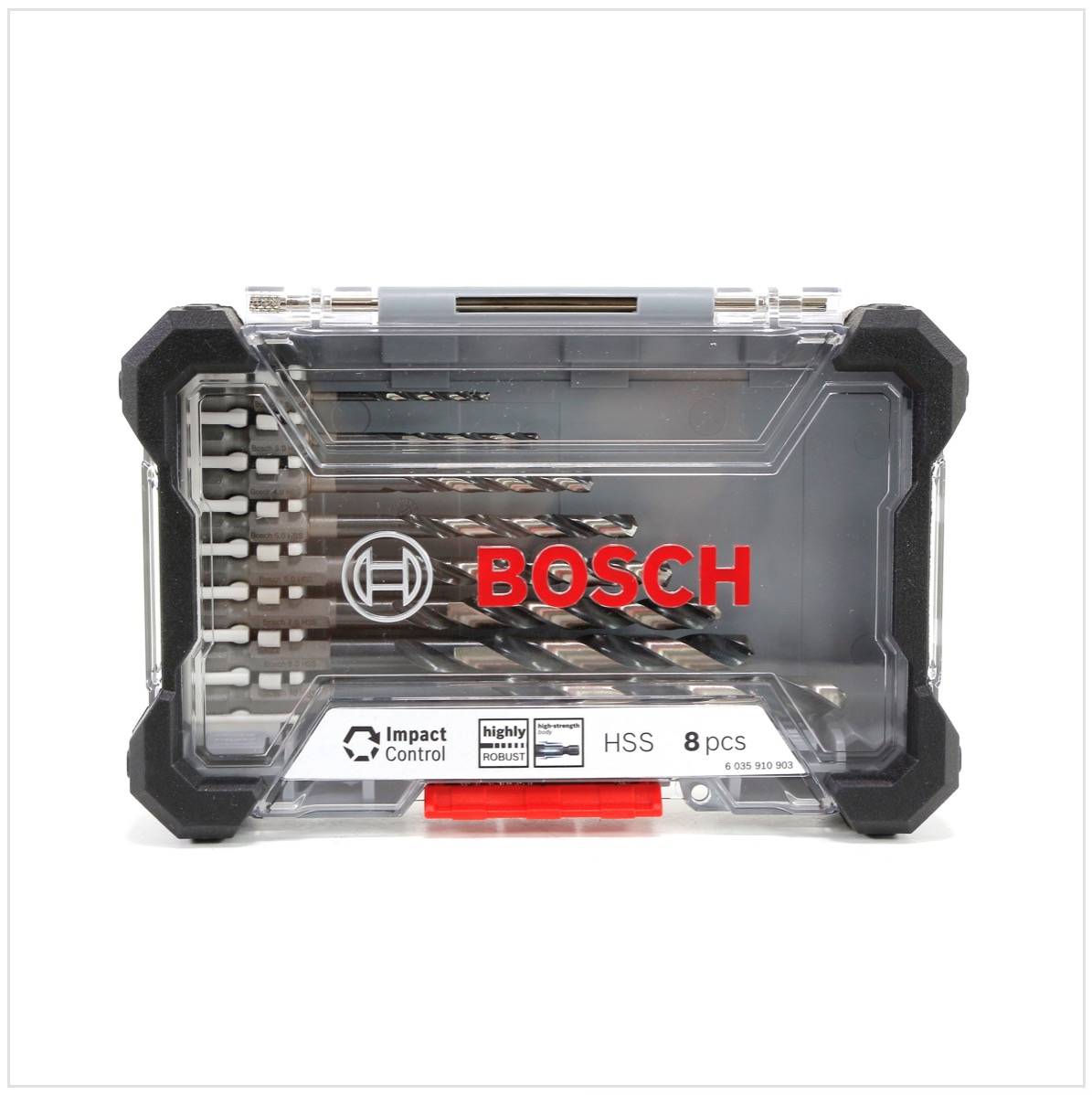 Bosch Impact Controll HSS Spiral Bohrer Set 8 Teilig 2 - 10 mm Metallbohrer ( 2608577146 )-4