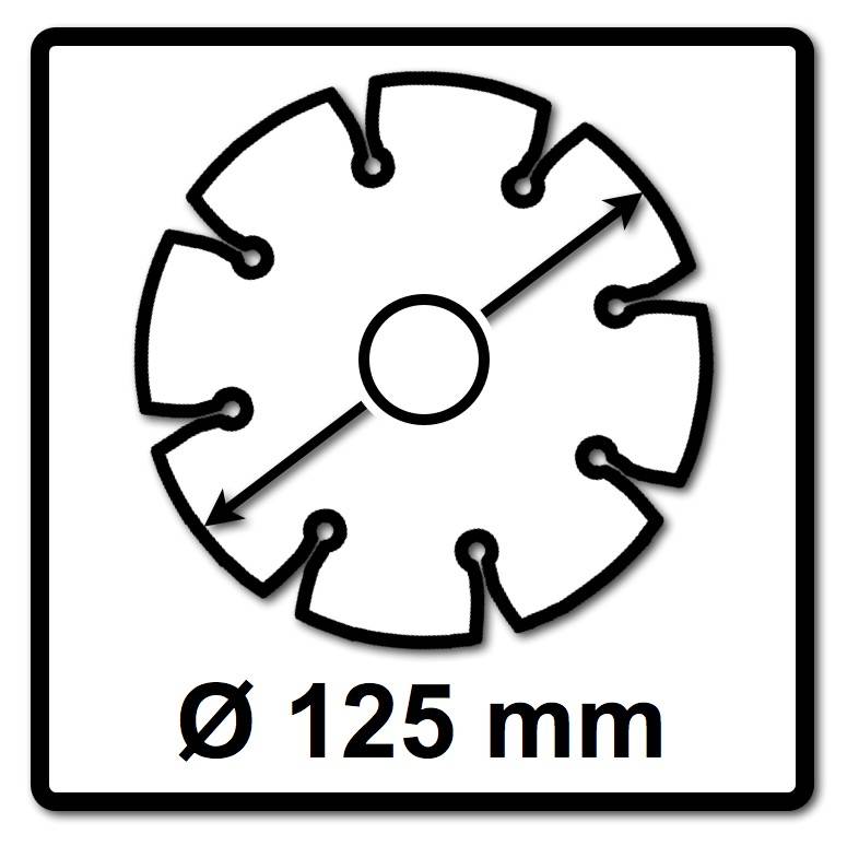 Makita D-61139 DIAMAK Diamanttrennscheibe Durchmesser 125 mm 1 St.-3