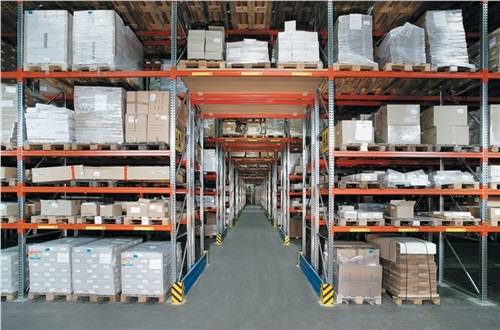 Palettenregal H3300xB2700xT1100mm Grundregal Feldlast 5250kg-0