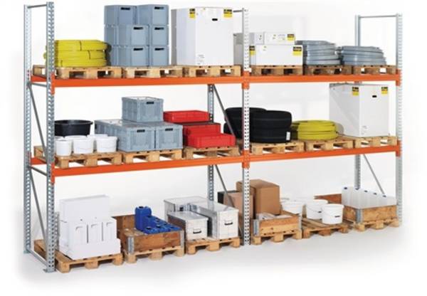 Palettenregal H3300xB5665xT1100mm Grund-/Anbaureg,Feldlast 7020kg Fachl.2350kg