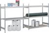 Großfachregal H2000xB2000xT400mm Anbauregal 3 Stahlböden Trgf.350kg HOFE