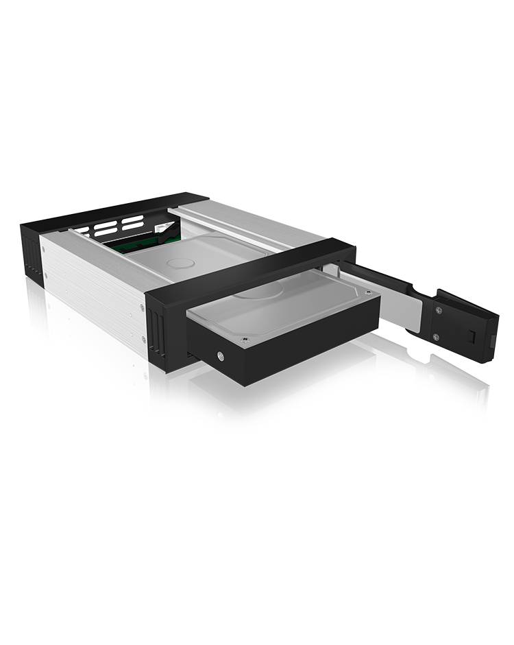 IB-158SSK-B, Wechselrahmen, 1x 3,5" SATA I-III oder SAS II HDD-1