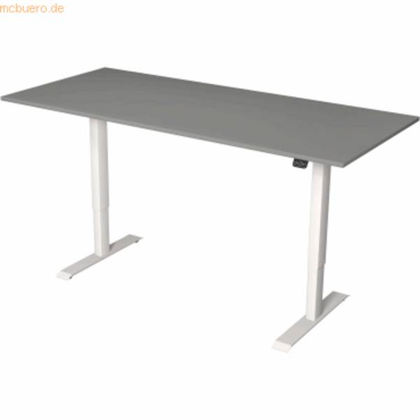 kerkmann Sitz-Steh-Schreibtisch Move 1, (B)1.800 mm, graphit (71401092)