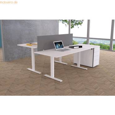 kerkmann Sitz-Steh-Schreibtisch Move 1, (B)1.800 mm, graphit (71401092)-1