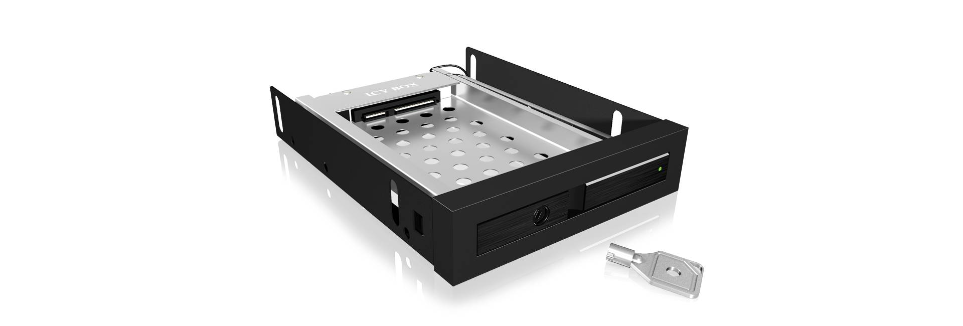 IB-2217StS, 1bay 2.5" SATA Wechselrahmen, 1x 2,5" SATA HDD zu 1x SATA Host, schwarz-3