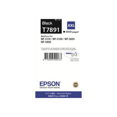 Epson T7891 - 65.1 ml - Größe XXL - Schwarz - original - Druckerpatrone