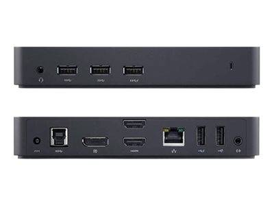 Dell D3100 - Dockingstation - USB - 2 x HDMI, DP - GigE - für Inspiron 15, 17 77XX, 5458, 55XX, 5759, Latitude E5570, XP-0