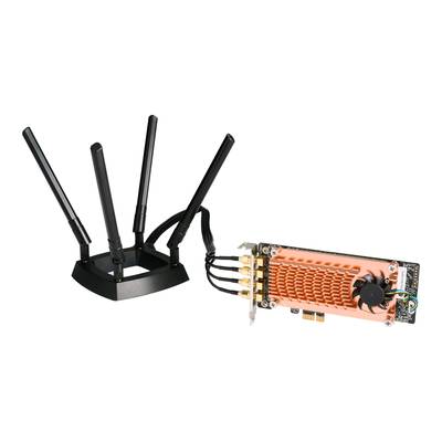 QNAP QWA-AC2600 - Netzwerkadapter - PCIe 2.0 Low-Profile - 802.11ac - für QNAP TS-1232, 1277, 253, 453, 473, 677, 832, 8