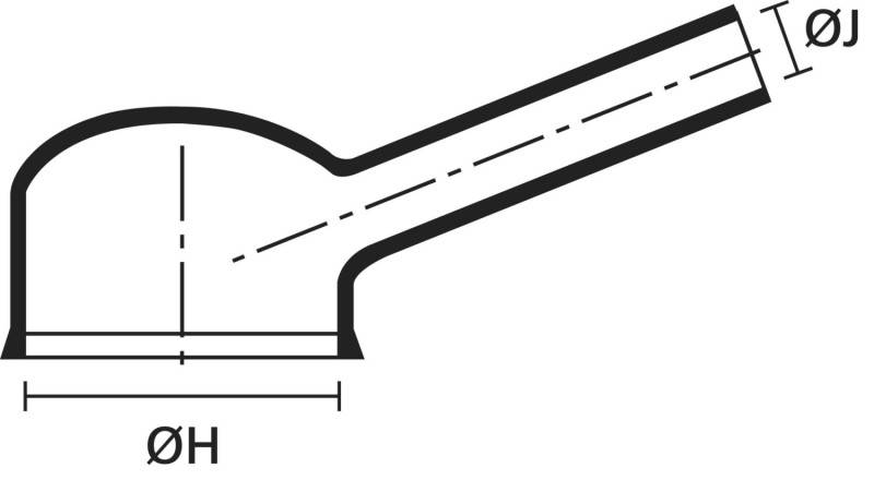 HellermannTyton Warmschrumpfformteil 1136-1-G PO--1