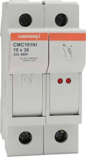 6 Stk. Mersen Sicherungshalter CMC101NI-0