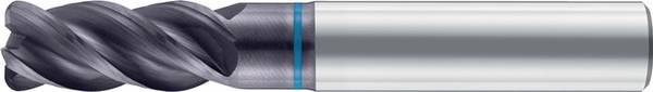 Torusfräser SPEEDCUT D.6mm R.0,5mm VHM ALUNIT-S HA Z.4 lang