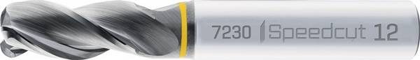 Torusfräser SPEEDCUT Alu.DIN 6527L D.10mm R.2mm Einsatz-L.32mm VHM HA Z.3 lang