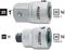 Zwei silberne Adapter von Hazet zur Verbindung von Werkzeugen mit 1-Zoll- und 1/2-Zoll-Anschlüssen. Modellspezifikationen anzeigen.