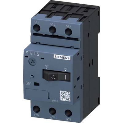 Siemens 3RV1011-1DA10 Leistungsschalter 1 St. 3 Schließer Einstellbereich (Strom): 2.2 - 3.2 A Schaltspannung (max.): 69
