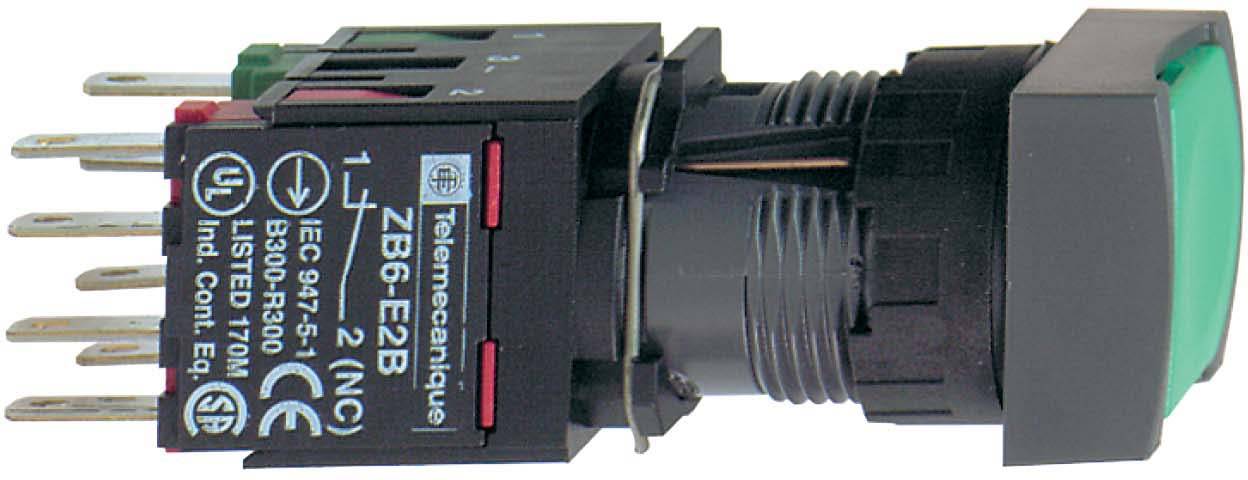 Schneider Electric Drucktaster grün XB6CA35B
