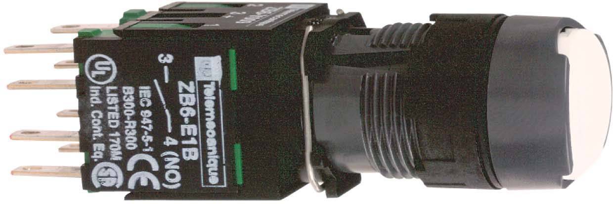 Schneider Electric Drucktaster weiß XB6AA11B