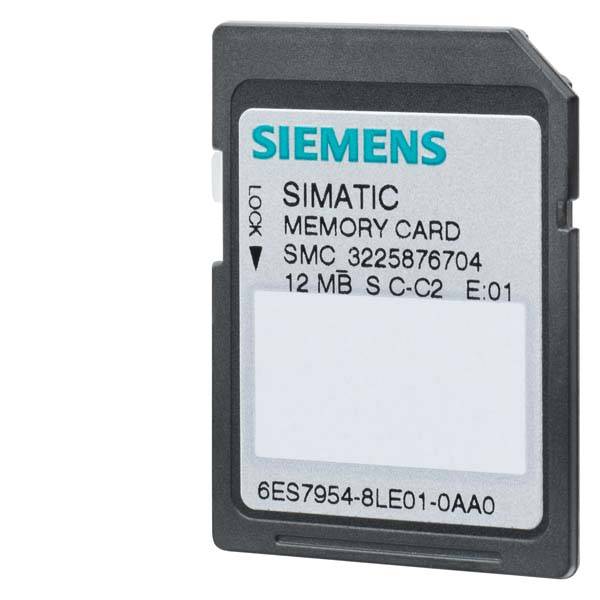 Siemens Dig.Industr. Memory Card 12MByte 3,3V 6ES7954-8LE03-0AA0