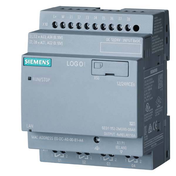 Siemens Indus.Sector LOGO! Logikmodul 8DE(4AE)/4DA 6ED1052-2MD08-0BA0