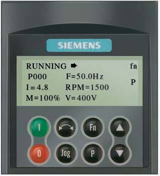 Siemens Indus.Sector Operator Panel Advanced 6SE6400-0AP00-0AA1-0