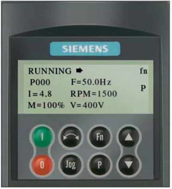 Siemens Indus.Sector Operator Panel Advanced 6SE6400-0AP00-0AA1