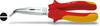 Hazet 1841BVDE-33 VDE Flachrundzange 45° gebogen Chrom-Vanadium Stahl 200 mm
