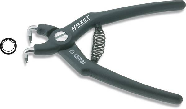 Hazet 1845D-19 Seegeringzange Passend für (Seegeringzangen) Innenringe 19-60 mm  Spitzenform (Details) abgewinkelt 90°