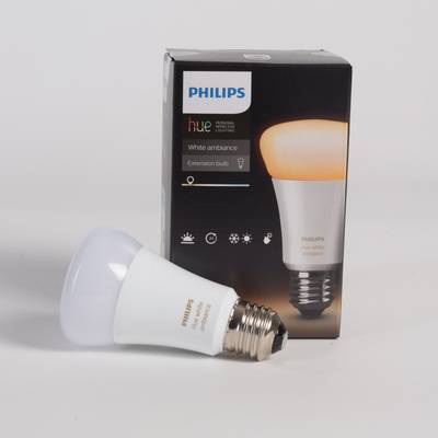 Philips Hue White Ambiance LED Birnenlampe 9,5W (60W) E27 822-865 DIM