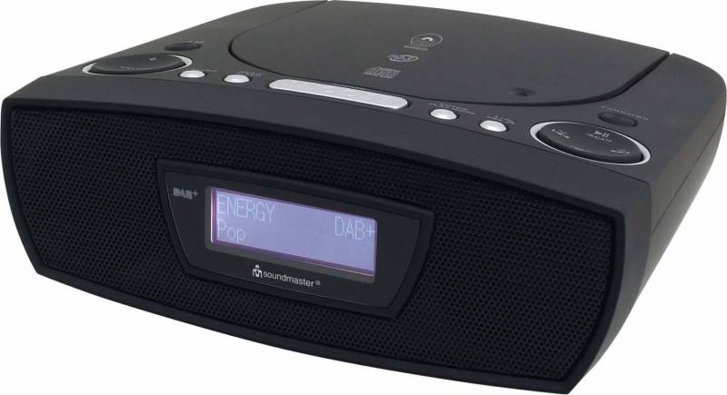 Soundmaster URD480SW DAB+/UKW Uhrenradio mit CD/MP3/Resume Funktion und USB 