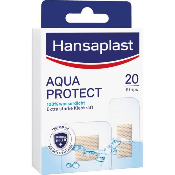 Hansaplast® Aqua Protect Strips, flexibel, wasserfest, 5PAK/VE