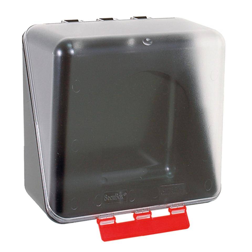 SecuBox Schutzmittelbox Midi, transparent, ca. 225x236x125mm-0