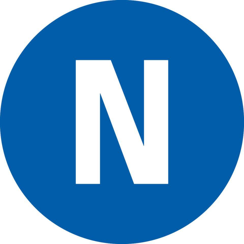 Leiterkennzeichen N Neutralleiter, RoHS-konform, Folie, selbstklebend, Ø 12,5mm, 20/Bogen, DIN EN 60445 / IEC 60417-0