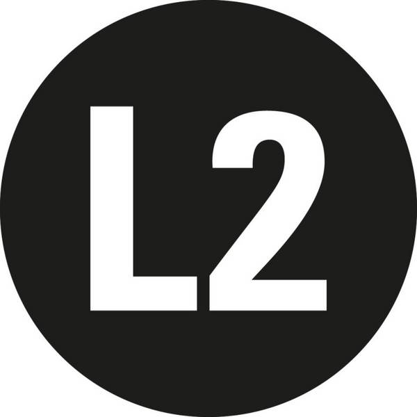 Leiterkennzeichen L2 Wechselstromnetz, RoHS-konform, Folie, Ø 12,5mm, 20/Bogen, DIN EN 60445 / IEC 60417