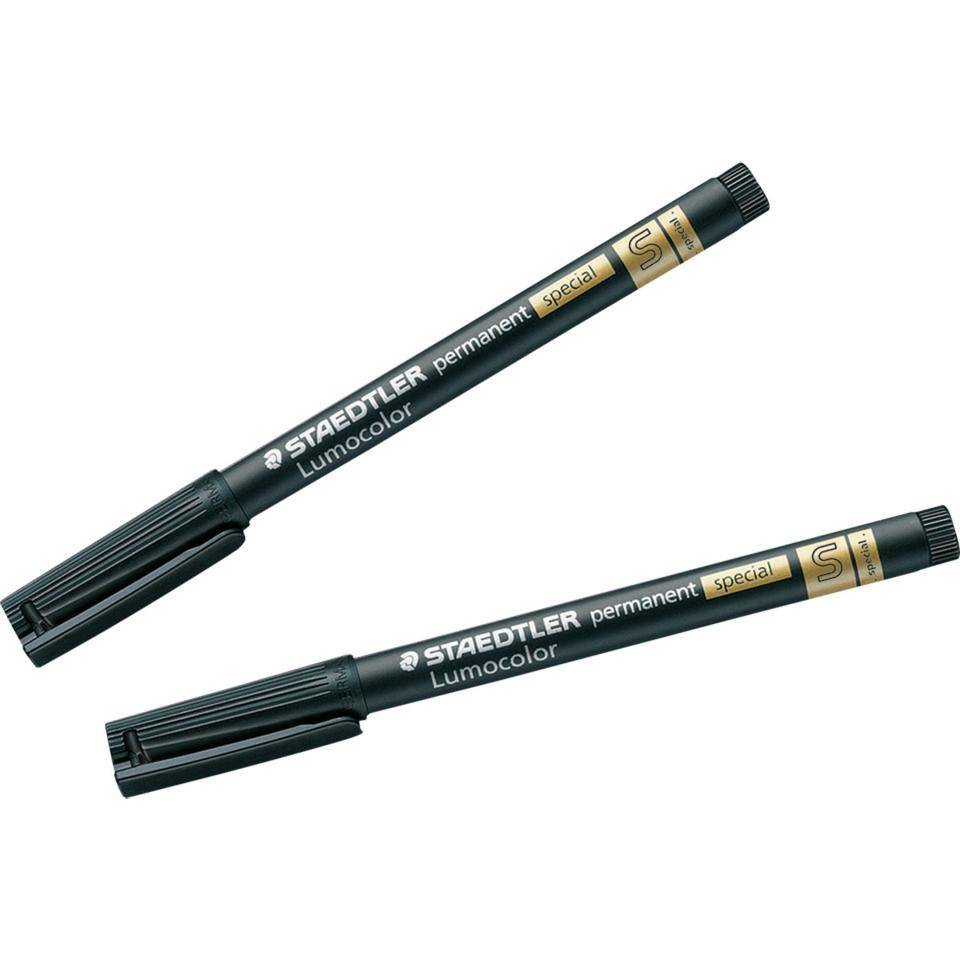 STAEDTLER Faserschreiber Lumocolor permanent special, schwarz, 0,4mm superfein-0