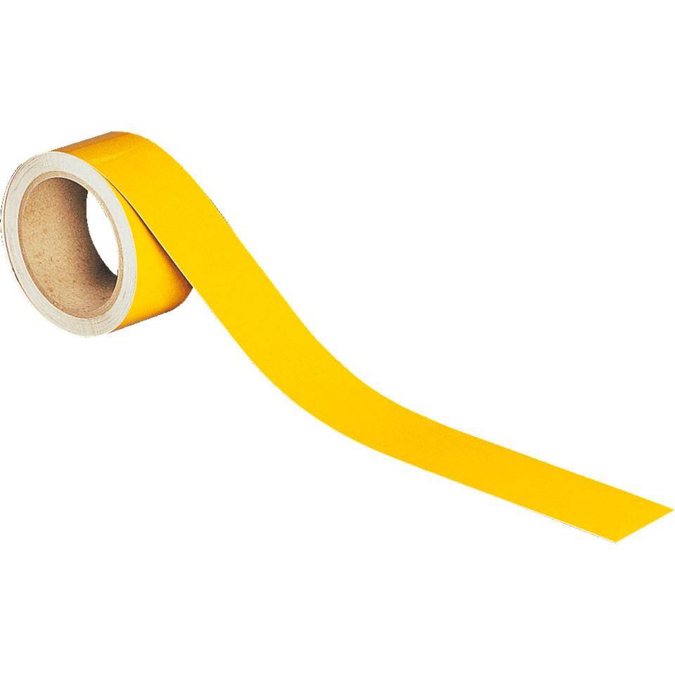 Reflektierendes Warnband, gelb-reflektierend, selbstklebend, 50mm, 10m/Rolle-0