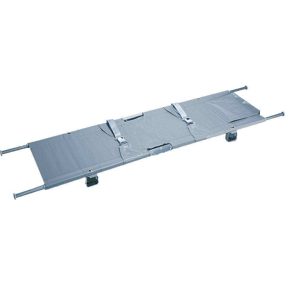 Krankentrage Modell B, Tragkraft 150kg, klappbar, 2302x556x137mm-0