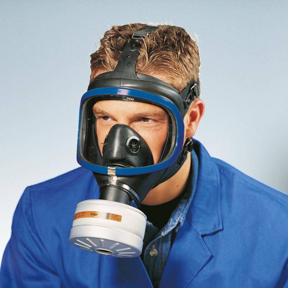 Dräger Vollmaske X-plore 6300, Klasse 2, EN 136, Lieferung ohne Filter, 560g-1