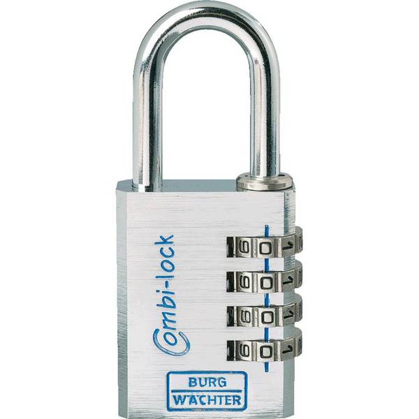 BURG WÄCHTER Zahlenschloss Combi-Lock 90, verchromt, 40mm