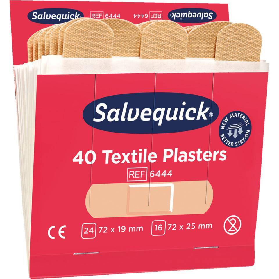 Nachfüll-Pflastersatz für Salvequick® Pflasterspender, elastisch, textil, 240/VE-1