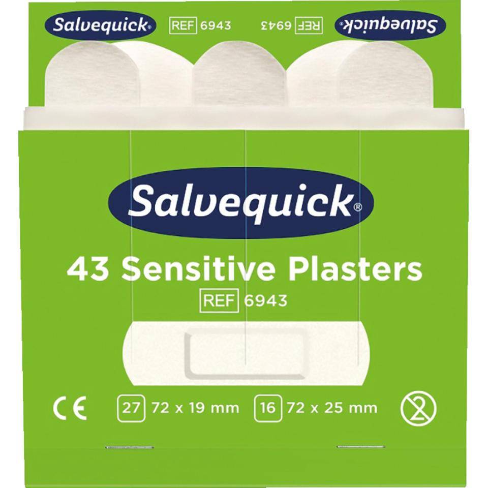 Nachfüll-Pflastersatz für Salvequick® Pflasterspender, Vlies, 258/VE-0
