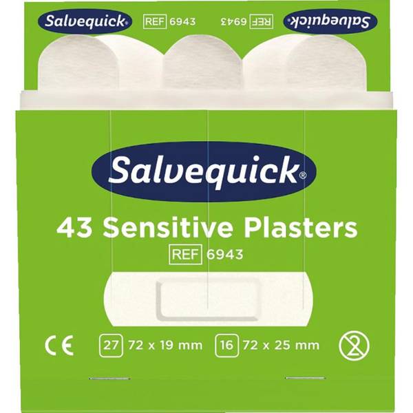 Nachfüll-Pflastersatz für Salvequick® Pflasterspender, Vlies, 258/VE