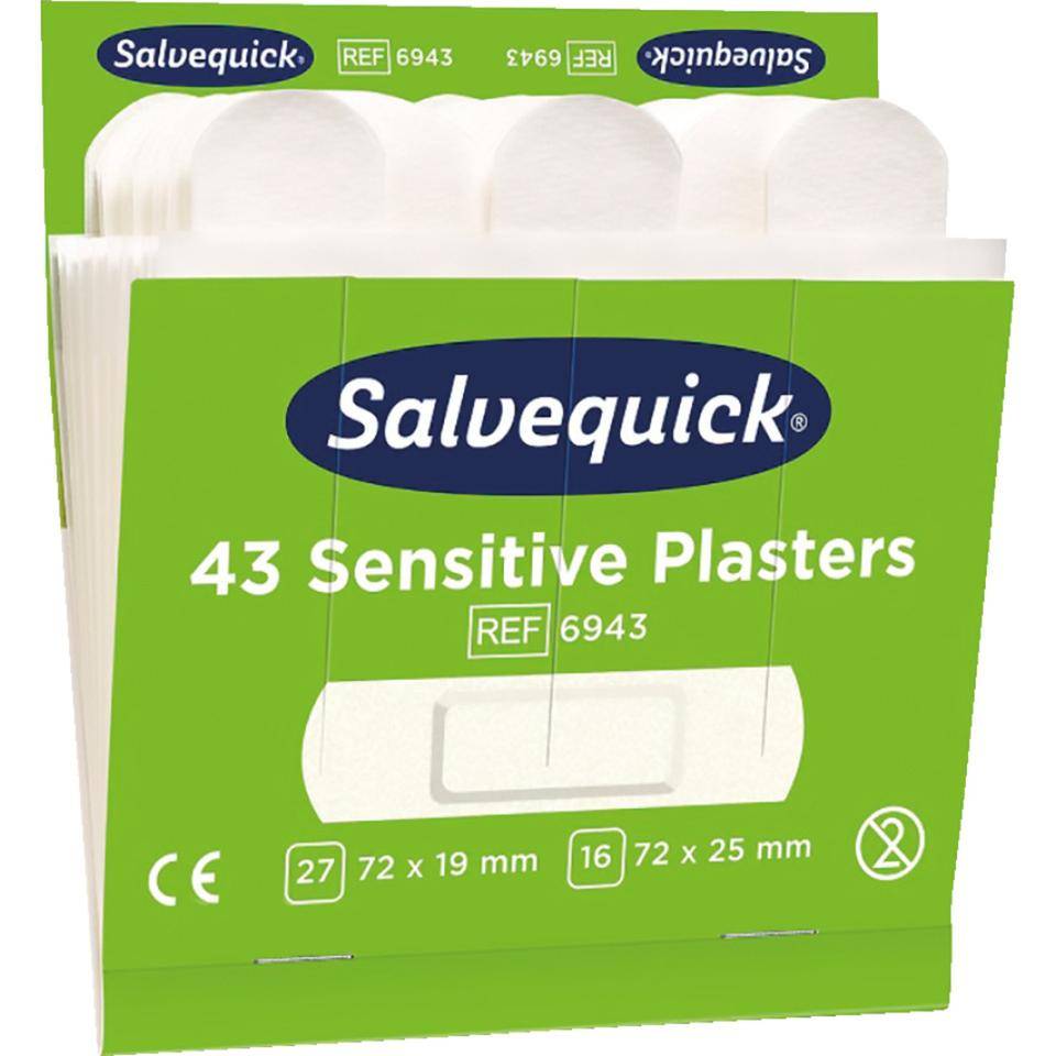 Nachfüll-Pflastersatz für Salvequick® Pflasterspender, Vlies, 258/VE-1
