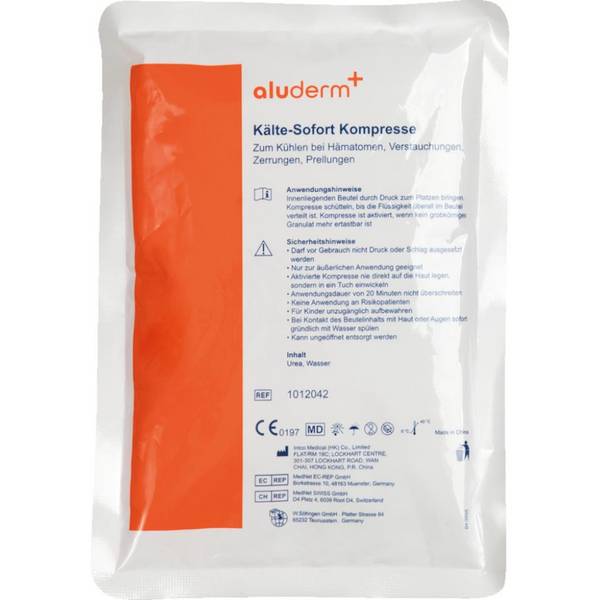 aluderm Kälte-Sofortkompresse, ohne Vorkühlen, einmaliger Gebrauch, 5/VE